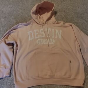 Light Pink Medium Hoodie with Destin Florida Logo